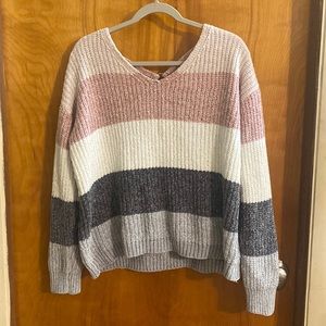 O Ring Back Sweater
